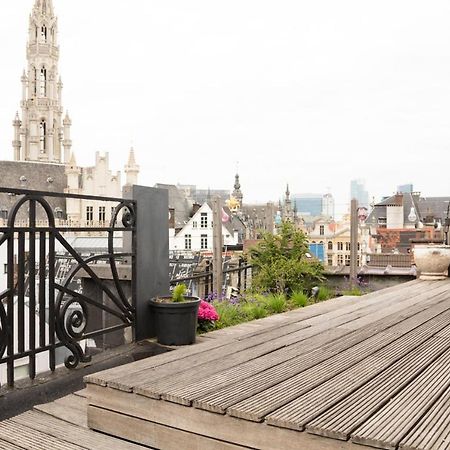 Duplex dernier étage avec terasse à deux pas de la grand place Bruselas Exterior foto